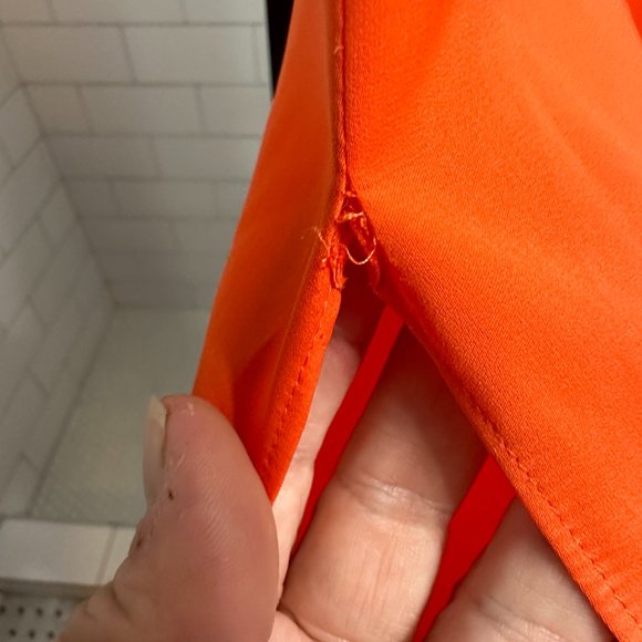 Alice + Oliva Orange Color Block Maxi Dress sz XS - Picture 6 of 6